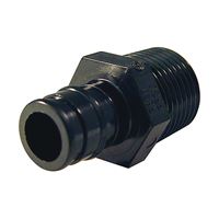 Apollo ExpansionPEX Series EPXPAM1210PK Pipe Adapter, 1/2 in, Barb x MPT, Poly Alloy, 200 psi Pressure 