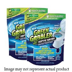 Green Gobbler G0017A6 Septic Saver Enzyme Pac, Powder, Tan, 12.77 oz 