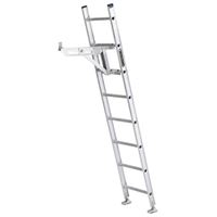 Louisville LP-2100-23 Ladder Jack, Short Body, Aluminum, Gray 