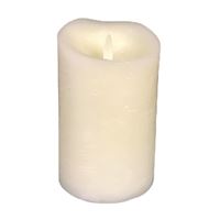 Hometown Holidays 25303 Candle, 7 in Candle, Vanilla Fragrance, Ivory Candle, Pack of 4 