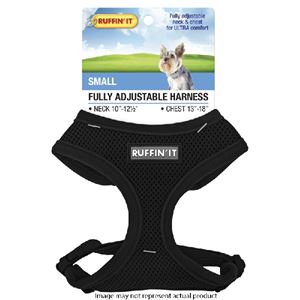 Ruffin'It 41462 Fully Adjustable Harness, 10 to 12-1/2 in x 13 to 18 in, Mesh Fabric, Assorted, Pack of 4