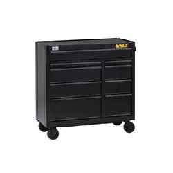 DeWALT DWST24190 Rolling Tool Cabinet, 15,498 cu-in, 26-1/2 in OAW, 40-1/2 in OAH, 18 in OAD, Steel, Black, 9-Drawer 