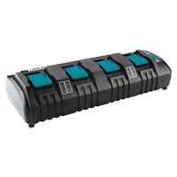 Makita DC18SF 4-Port Charger, 18 V Output, 2 to 3 Ah, 50 to 100 min Charge 