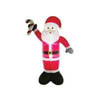 Santas Forest 90347 Christmas Inflatable Santa/Candy Cane, 19 ft H 