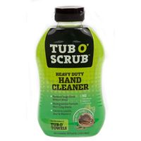 Tub OScrub TS18 Heavy-Duty Hand Cleaner, Liquid, Brown, Mild Citrus, 18 oz Bottle 