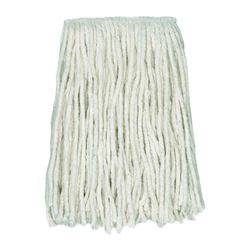 CONTINENTAL COMMERCIAL CHOICE A947118 Mop Head, 1-1/4 in Headband, Cotton, Natural 