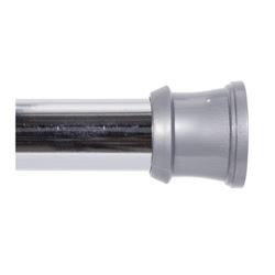 Kenney KN609C/40V1 Shower Tension Rod, 42 to 72 in L Adjustable, Steel, Chrome 