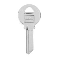 Hy-Ko 11010IH3 Key Blank, Brass, Nickel-Plated, For: Independent/Ilco IH3 Door Locks, Pack of 10 