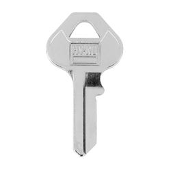 HY-KO 1101088/30KB Key Blank, Brass, Nickel-Plated, For: Ace Padlock 88/30KB Locks 10 Pack 