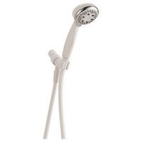 Peerless 76406C-WH-WH Hand Shower, 2.5 gpm, 4-Spray Function, 60 in L Hose 
