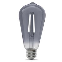 Feit Electric ST19/SMK/VG/LED LED Bulb, Decorative, ST19 Lamp, 25 W Equivalent, E26 Lamp Base, Dimmable, Clear, Pack of 4 
