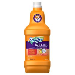 Swiffer WetJet 56592 Anti-Bacterial Solution Refill, 1.25 L Bottle, Liquid, Fresh Citrus, Clear 