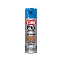 Krylon K07316000 Professional Marking Paint, Apwa Brilliant White, 15 oz, Aerosol Can 