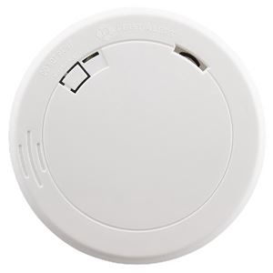 First Alert 1039852 Smoke Alarm, 3 V, Photoelectric Sensor, 85 dB, Alarm: Audible Beep, Ceiling, Wall, White