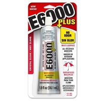 E6000 237032 Craft Adhesive, Clear, 2 oz, Tube, Pack of 6 