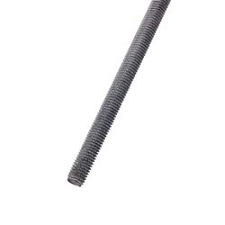 National Hardware N825-006 Threaded Rod, 1/2-13 Thread, 24 in L, A Grade, Galvanized, UNC Thread 