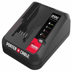 Porter-Cable PCC692L Battery Charger, 120 VAC Input, 20 V Output, 2 Ah, 0.67 hr Charge, Battery Included: No 