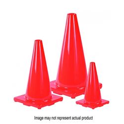 Safety Works 10073408 Safety Cone, 28 in H Cone, Bright Orange Cone 