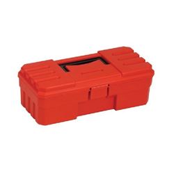 Quantum Storage Systems RTB12 Tool Box, Polypropylene, Red, 5-1/2 x 12 x 4-1/8 in Outside 