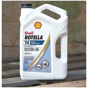 Shell Rotella 550045126 Diesel Motor Oil, 15W-40, 1 gal, Pack of 3