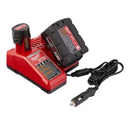 Milwaukee 48-59-1810 Vehicle Charger, 18 V Output, Red 