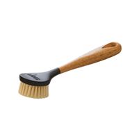 Lodge SCRBRSH Scrub Brush, 10 in OAL, Black/Brown/Natural Handle 