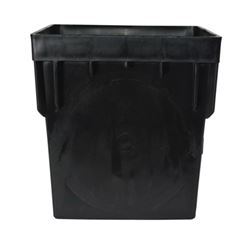 NDS 900 Double Catch Basin, 9-1/2 in L, 2.2 in W, Square, Polypropylene, Black 