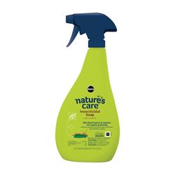 Miracle-Gro Natures Care 0747210 Ready-to-Use Insecticidal Soap, Liquid, Spray Application, Indoor, Outdoor, 24 oz 