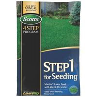 Scotts STEP 1 36905 Lawn Food with Weed Preventer, Granule, Off-White, Fertilizer, 22 lb Bag 