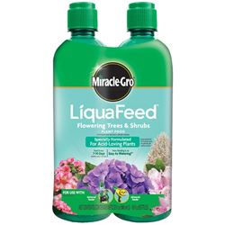Miracle-Gro LiquaFeed 112100 Flowering Tree and Shrub Plant Food, 16 oz Bottle, Liquid, Clear Yellow, Fertilizer 