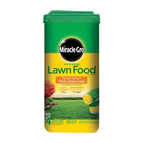 Miracle-Gro 1001834 Water Soluble Lawn Food, Granule, Pantone Blue, Fertilizer, 5 lb Box