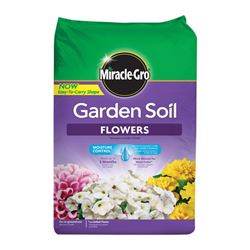 Miracle-Gro 70359430 Flower Garden Soil, Solid, 1.5 cu-ft Bag 