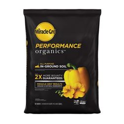 Miracle-Gro Performance Organics 45015431 All-Purpose In-Ground Soil, Solid Grain, 1.3 cu-ft Bag 