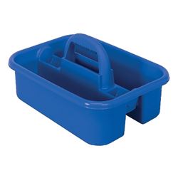 Quantum Storage Systems RTC500BL Tool Caddy, HDPE, Blue, 13-3/8 in OAW, 9-1/8 in OAH, 18-1/4 in OAD 