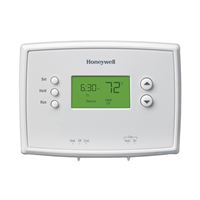 Honeywell RTH2410 Series RTH2410B1019 OG Programmable Thermostat, 24 V, 40 to 99 deg F Control, Backlit Display 