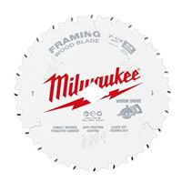 Milwaukee 48-41-0723 Circular Saw Blade, 7-1/4 in Dia, 5/8 in Arbor, 24-Teeth, Pack of 10 