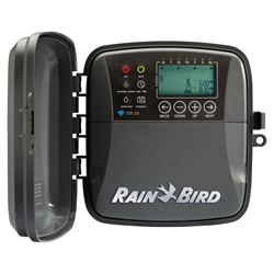 Rain Bird ST8O-2.0 Irrigation Timer, 24/120 VAC, 8 -Zone, 6 -Program, Digital Display, Wall Mounting, Gray 