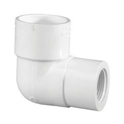 IPEX 435520 Pipe Elbow, 3/4 in, Socket, 90 deg Angle, PVC, SCH 40 Schedule 