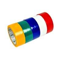 GB GTPR-575 Electrical Tape, 12 ft L, 3/4 in W, Assorted 