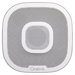 First Alert Onelink 1039102 Alarm and Speaker, 85 dB, Electrochemical, Photoelectric Sensor, Bracket, White 