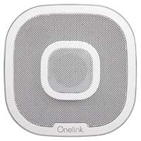 First Alert Onelink 1039102 Alarm and Speaker, 85 dB, Electrochemical, Photoelectric Sensor, Bracket, White 