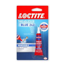 Loctite 209728 Thread Locker, Blue, Liquid, 0.2 oz Carded Tube 