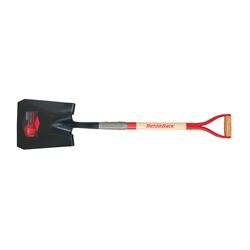 RAZOR-BACK 2594300 Shovel, 9.62 in W Blade, Wood Handle, D-Grip Handle 