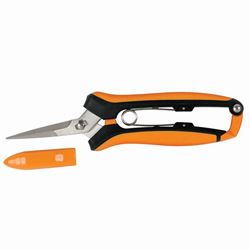 FISKARS 399250-1001 Pruning Snip, Stainless Steel Blade, Precision Ground Blade, Plastic Handle, Soft-Grip Handle 
