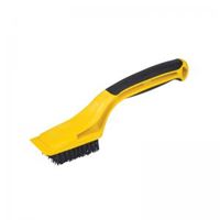 HYDE 46804 Stripping Brush, 2-1/4 x 1-1/8 in Brush, Nylon Trim, Rubber Handle 