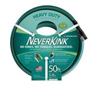 Neverkink 8617-50/8615-50 Garden Hose, 50 ft L, Vinyl, Green 