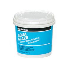 SAVOGRAN Aqua-Glaze 021016 Acrylic Glazing Compound, Mild Ammoniacal, White, 1/2 pt 