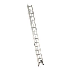 Louisville AE2200 Series AE2232 Extension Ladder, 31 ft 5 in H Reach, 300 lb, 32-Step, 1-1/2 in D Step, Aluminum 