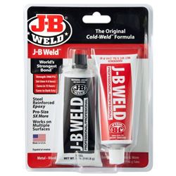 J-B WELD 8281 Epoxy Adhesive, Off-White Part A/White Part B, Paste Part A, Liquid Part B, 10 oz 