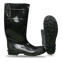 Boss 2KP2001 10 Knee Boots, 10, Black, PVC 
